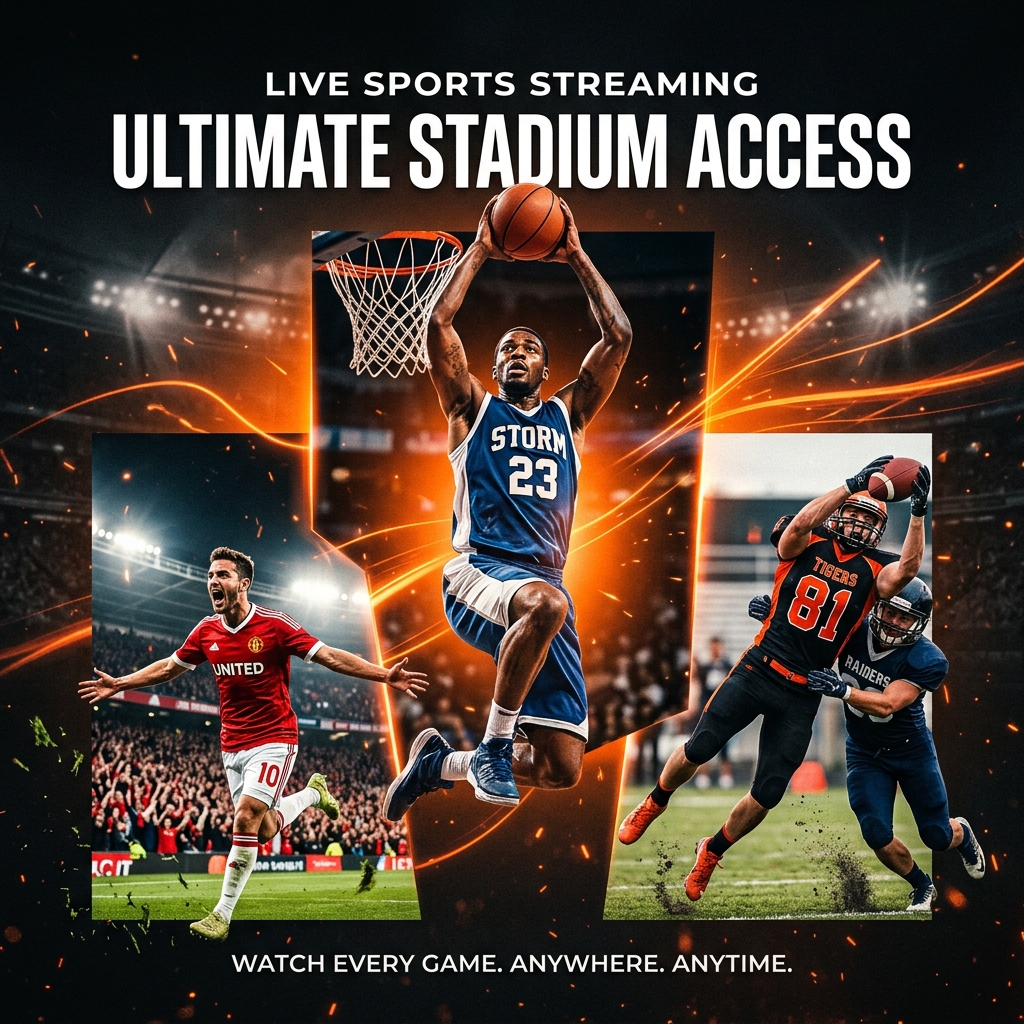 Live sports streaming on Lemo TV — NFL, NBA, and more
